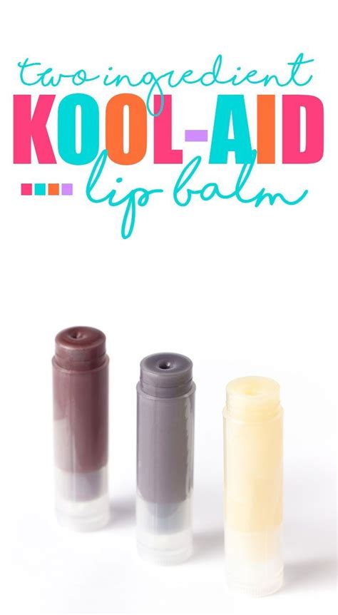 2 Ingredient Diy Lip Balm Made With Kool Aid Artofit