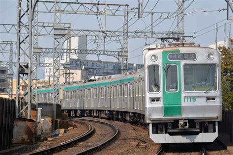 京都市交通局10系電車 1119 近鉄丹波橋駅 鉄道フォト・写真 By ガラスパゴスさん レイルラボraillab