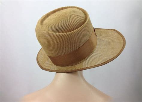 Authentic Vintage S Cloche Wide Brimmed Straw Etsy Women Hats