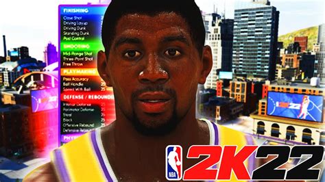 NBA 2K22 NEXT GEN MAGIC JOHNSON BUILD DYNAMIC TALL 2 WAY PLAYMAKING