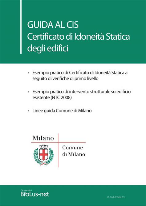 PDF Guida al C iS Certificat o di idoneità Statica degli edificipiù