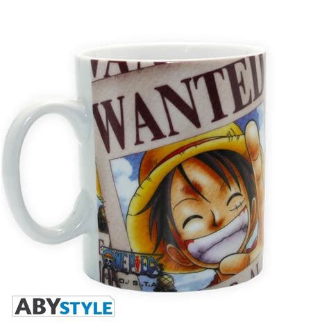 Animefanshop De Monkey D Ruffy Wanted Abystyle Tasse