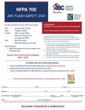 Fillable Online Nfpa E Arc Flash Safety Fax Email Print Pdffiller