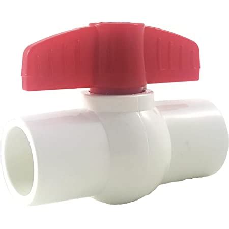 PVC COMPACT BALL VALVE 1 2 Socket Sanipro Pack Of 10