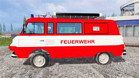 Barkas B Feuerwehr For Farming Simulator