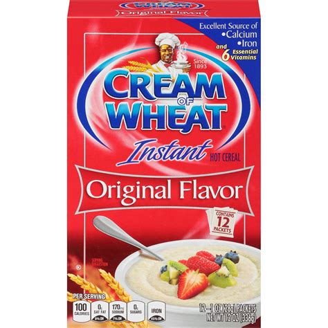 Cream Of Wheat® Original Flavor Instant Hot Cereal 12 1 Oz Packets