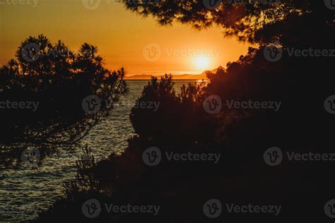 Summer Sunset view 14235680 Stock Photo at Vecteezy