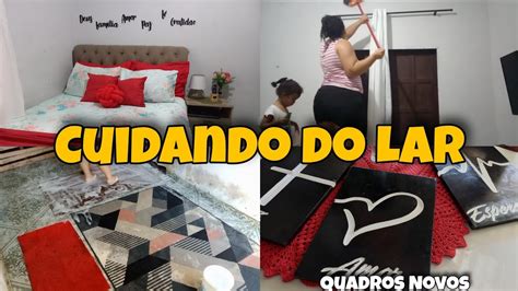 Lavei Os Tapetes Limpei E Decorei O Quarto Quadros Novos