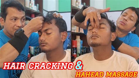 Satisfying Head Massage By Krishna Barber Asmr Relaxing Head Massage