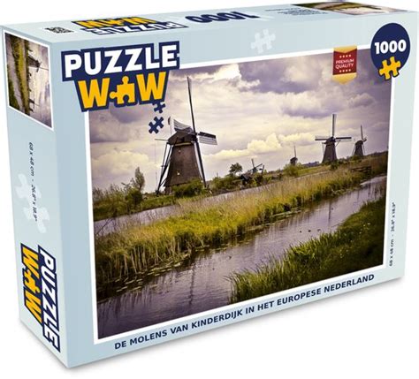 Puzzel Molen Nederland Water Legpuzzel Puzzel Stukjes