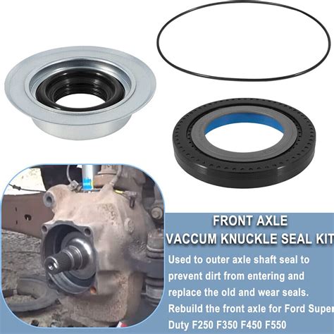 For Ford Super Duty F250 F350 Dana 60 Front Outer Axle Vaccum Inner Knuckle Seal Ebay