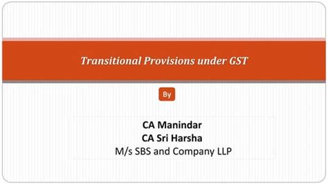 Gst Section 16 Input Tax Credit Eligibility And Conditions Ppt