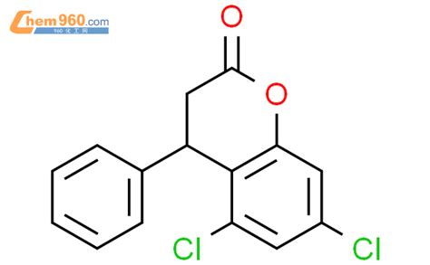 89329 22 6 2H 1 Benzopyran 2 One 5 7 Dichloro 3 4 Dihydro 4 Phenyl CAS