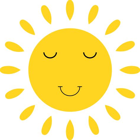 Smiling Sun Clipart