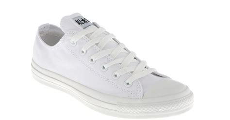 Lyst - Converse All Star Low in White for Men