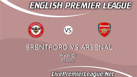 Brentford Vs Arsenal Result 2021 Epl Week 1