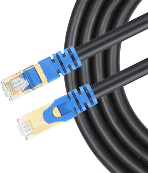 ZEQKULW CAT7 Ethernet Cable 50M 150ft Heavy Duty Outdoor Cat7 Network