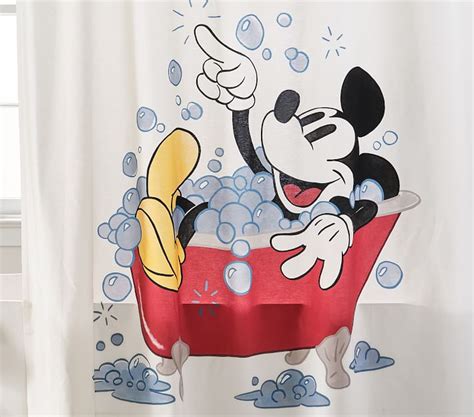 Disney Mickey Mouse Bath Set Towels Shower Curtain Bath Mat