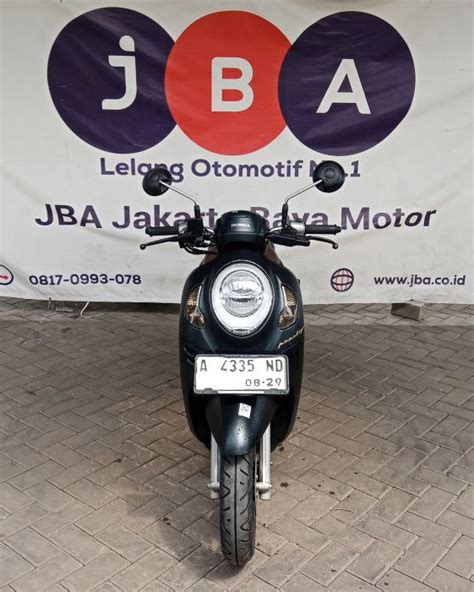 Lelang Motor HONDA SCOOPY FI 109 51 2024 HITAM JAKARTA RAYA MOTOR