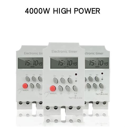 Kg316t Din Rail Lcd Digital Programmable Electronic Timer Switch