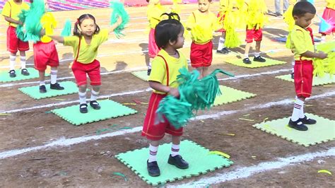 Sports Day 2018 19 Academics And Athletics Nursery Pompom Dance