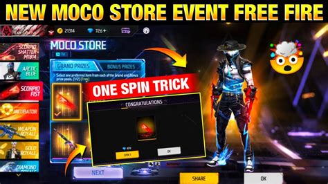 Free Fire New Moco Store Event Spin Trick Free Fire New Event Today