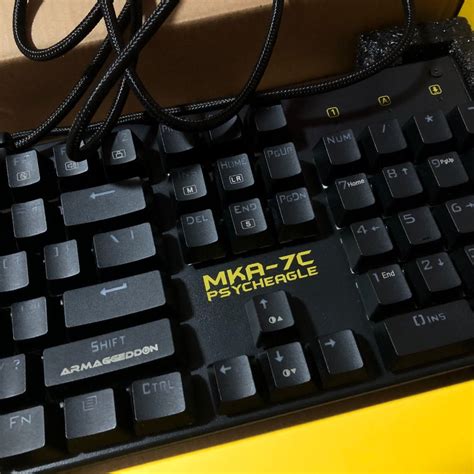 Armaggeddon MKA 7C Psycheagle Mechanical Keyboard Computers Tech