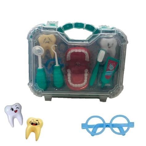 Maleta Dentista Infantil Kit Brinquedo Menino Menina Grande Pakiplast