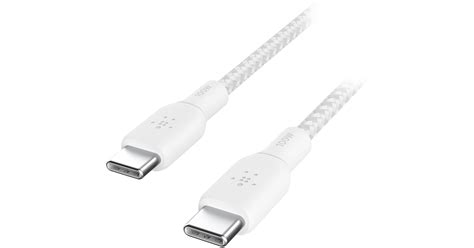 Belkin Boostcharge Braided Usb C Cable 10 White Cab014bt3mwh