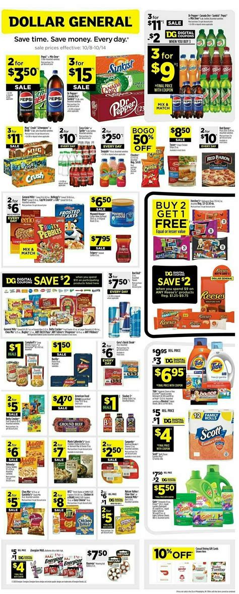 Dollar General Weekly Ads And Circulars From October 8