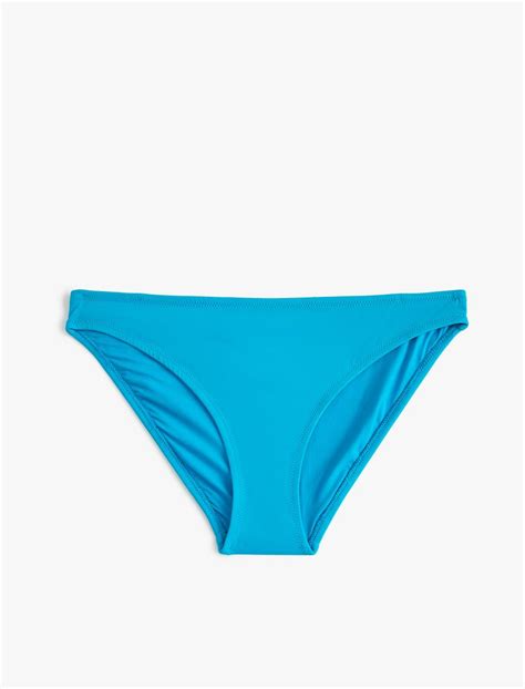 Mavi Kad N Basic Bikini Alt Normal Bel Sak Mm Koton