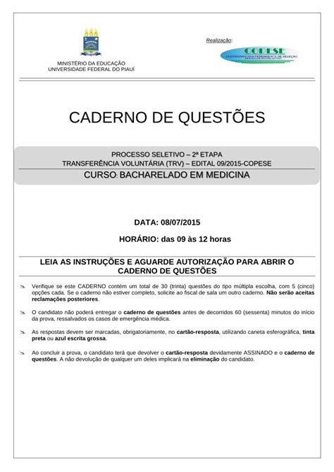 Pdf Caderno De Quest Es Copese Ufpi Brcopese Ufpi Br Subsitefiles