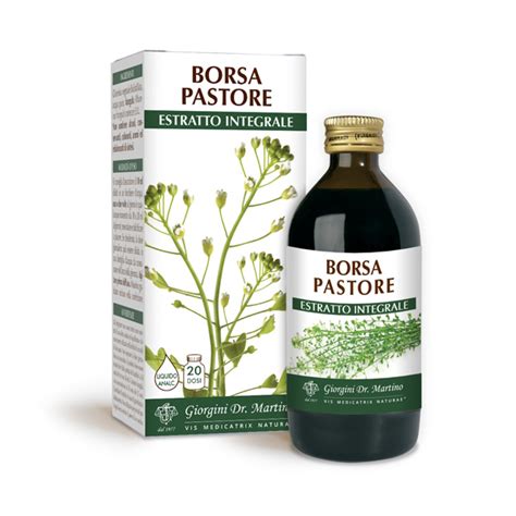 Borsa Pastore Estratto Integrale Liquido Analcoolico Ml Giorgini