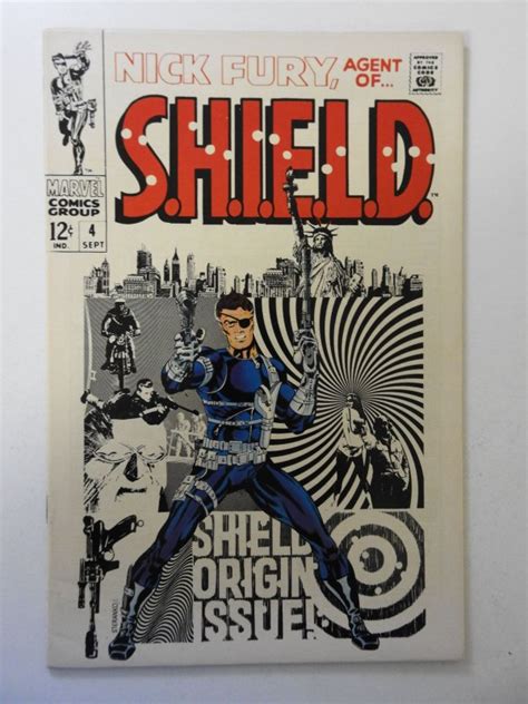 Nick Fury Agent Of SHIELD 4 1968 FN Condition Comic Books