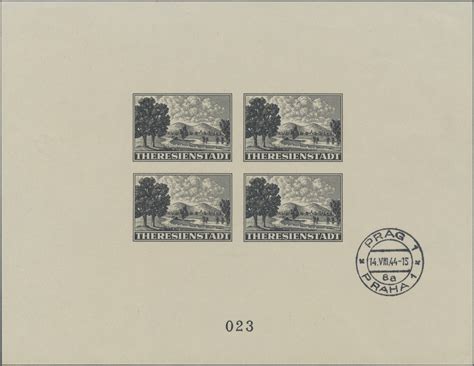 Stamp Auction Dt Besetzung Ii Wk B Hmen Und M Hren