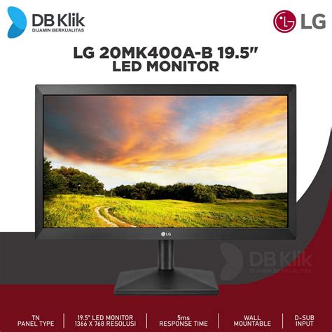 Jual Monitor Led Lg Inch Mk A B Vga Lg Mk A Shopee