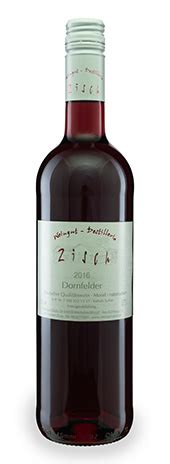 Er Dornfelder Halbtrocken Weingut Zisch