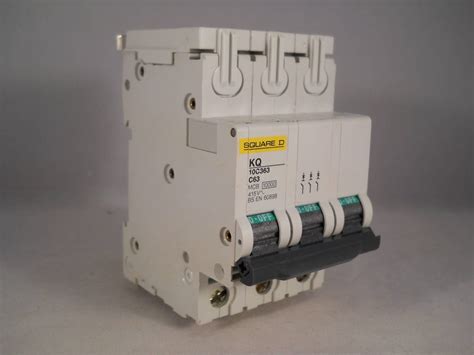 Square D Mcb Triple Pole Phase Breaker Type C A Loadcentre