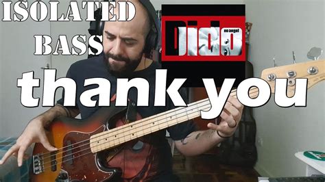 Thank You Dido SÓ BAIXO ISOLATED BASS COVER YouTube