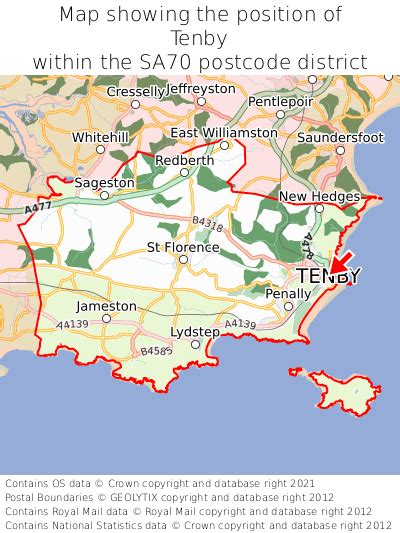 Where is Tenby? Tenby on a map