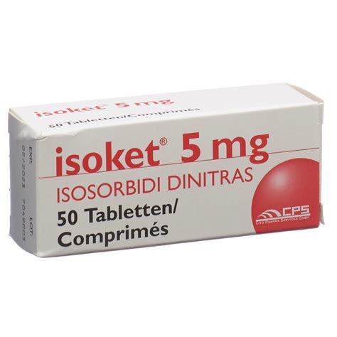 ISOKET Cpr Subling 5 Mg Blist 50 Pce Commander En Ligne