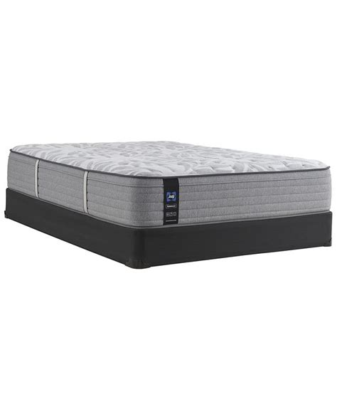 Sealy Posturepedic Silver Pine 14 Firm Fx Euro Top Mattress Set Queen Macys