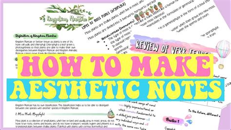 How To Make Aesthetic Notes On Microsoft Word Youtube In