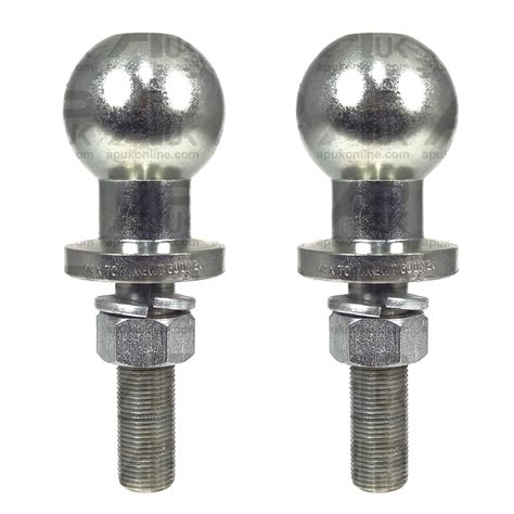 2x 50mm Ball Trailer Tractor Tow Drawbar Hitch Pin 19mm Max 500kg Apuk Online