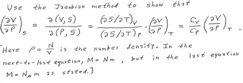 Solved Use The Jacobian Method To Show That Partial Chegg