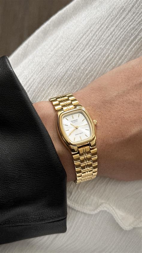 casio gold watch women 11