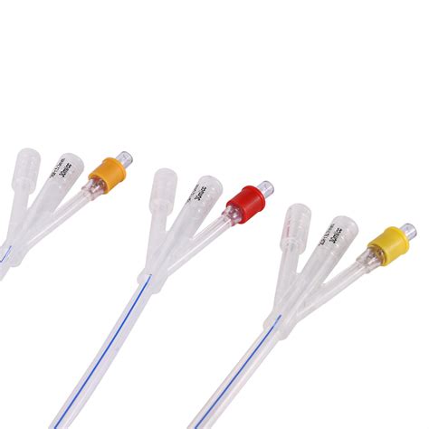 Disposable Sterile Silicone Coated Foley Catheter Way Standard