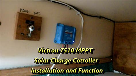 Victron 7510 Mppt Solar Charge Controller Installation And 1st Run