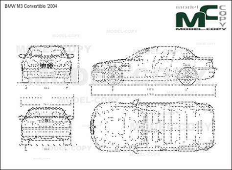 Bmw M Convertible D Drawing Blueprints Model Copy Bmw