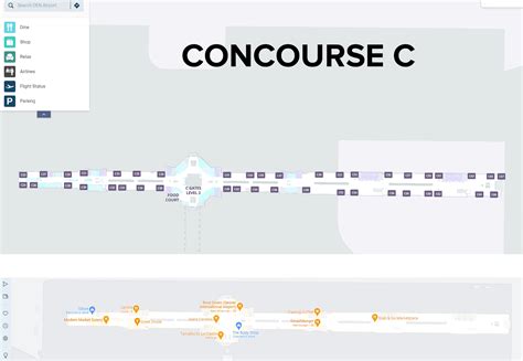 Denver Airport Map Concourse C Nelly Yevette